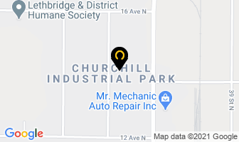 Alberta Community Thoroughbred Racing Association in Lethbridge map