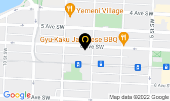 Alberta Criminal Defence Lawyers in Calgary map