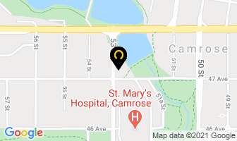 Alberta Health Services in Camrose map