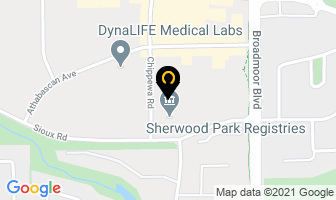 Alberta Lacrosse Association in Sherwood Park map