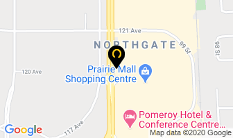 Alberta North Reporting in Grande Prairie map