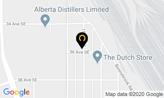 Alberta Plating Ltd in Calgary map
