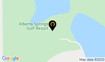 Alberta Springs Golf Resort in Red Deer County map