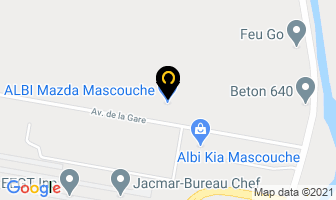Albi Le G&eacute;ant Mazda in Mascouche map