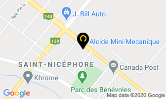 Alcide Mini-Mecanique in Drummondville map