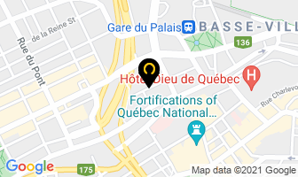 Alc&ocirc;ves Du Palais in Ville de Québec map