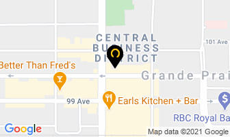 Alcroft Homes in Grande Prairie map