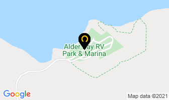 Alder Bay Resort in Port Mcneill map