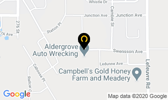 Aldergrove Auto Wrecking Ltd in Timmins map