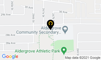 Aldergrove Kinsmen Community Centre in Langley map