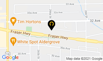 Aldergrove Travel in Langley map