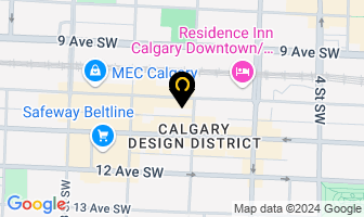 Alex Cowie Real Estate in Calgary map