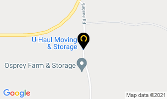 Alex Self Storage in Queensville map