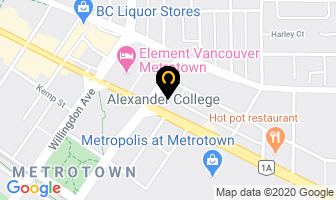 Alexander College in Brant map