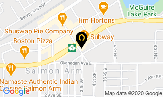 Alexander Dental Center in Salmon Arm map