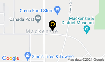 Alexander Mackenzie Hotel in Woodbridge map
