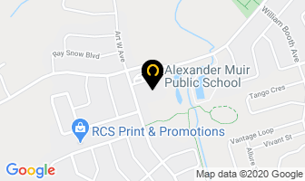 Alexander Muir Public School in Fort Saskatchewan map