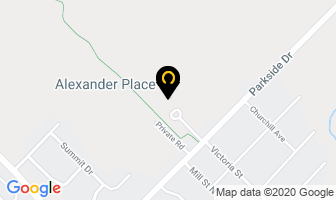Alexander Place in Hamilton map