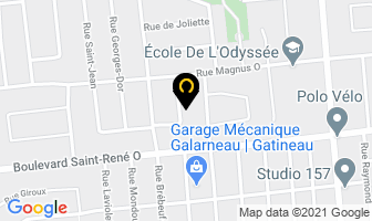 Alexandre Guilbeault Design in Gatineau map
