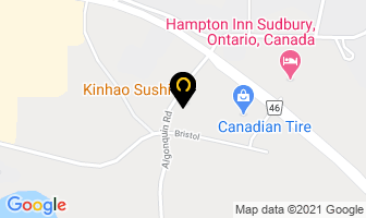 Algonquin Foot Clinic in Sudbury map