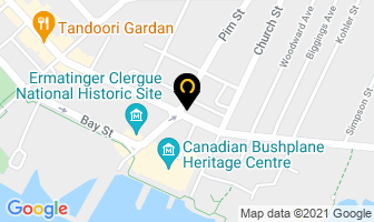Algonquin Hotel in East Angus map