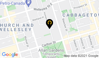 Ali Shams in Toronto map