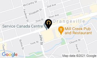 Aligned Insurance Inc in Orangeville map