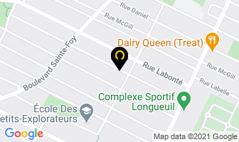 Alignement Roy in Longueuil map
