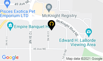 Alix Machining Inc in Calgary map