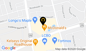 All About Eyes Optical in Vaughan map