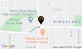 All About Family Dental in Calgary map