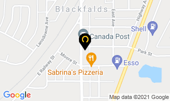 All In One Property Management in Blackfalds map