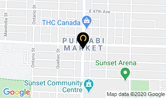 All India Sweets & Restaurant in Vancouver map