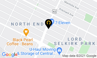 All Metal Supply Ltd in Winnipeg map
