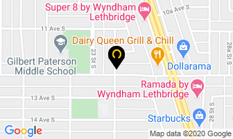 All Saints Roman Catholic Parish in Lethbridge map