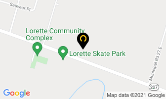 All Star Concrete in Lorette map