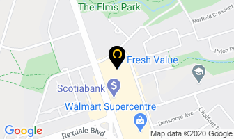 All Star Driving School in Orillia map