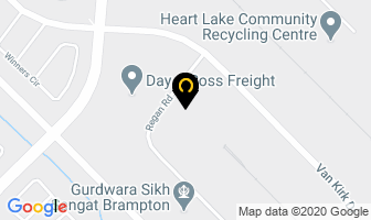 All Star Sports Centre in Brampton map