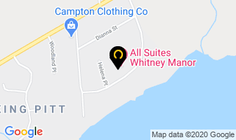 All Suites Whitney Manor in Kingston map