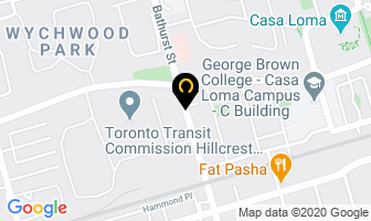All Trans Credit Union in Toronto map