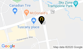 All U Spa in Vaughan map