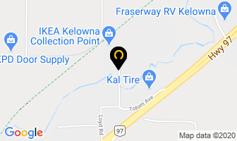 All Weather Products Ltd in Kelowna map