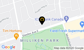 All Wire Electric Contractor in Markham map