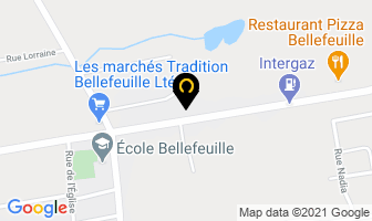 Alla Pizza in Saint-Jérôme map