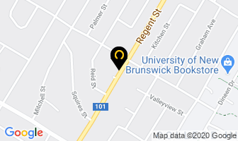 Allaby Chiropractic Clinic in Fredericton map