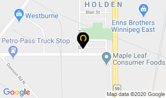 Allaire Custom Metal in Winnipeg map