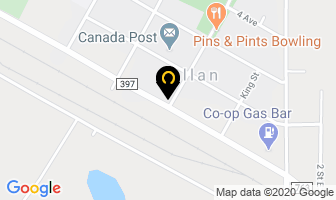 Allan Hotel in Allan map