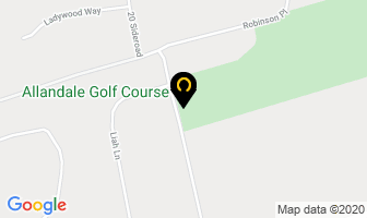 Allandale Golf Course in Sherbrooke map