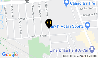 Allante Limousine Inc in Ottawa map