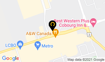 Allen Insurance Group in Cobourg map